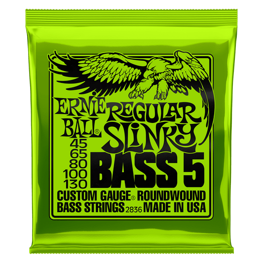 Ernie Ball Regular Slinky Bass 5  Strings 45-130