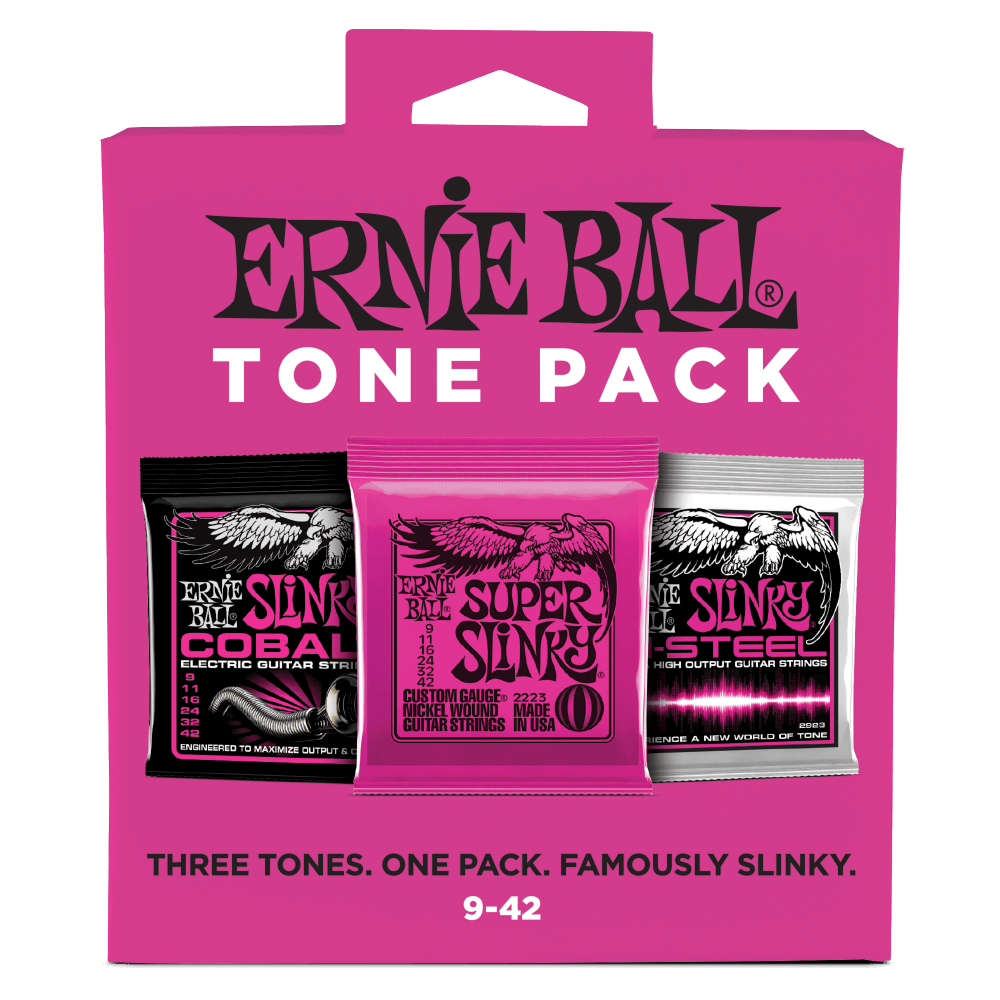 Ernie Ball Super Tone Pack Electric Guitar Strings - 9-42 Gauge