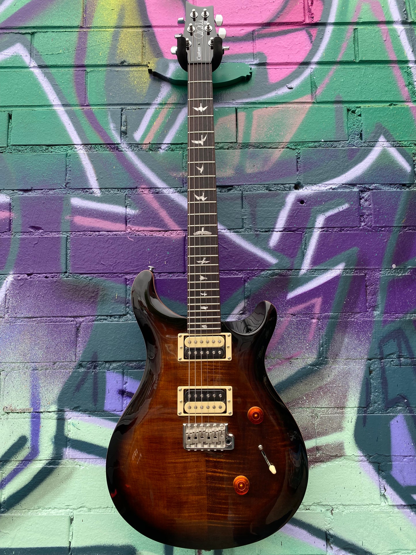 PRS SE Custom 24 - Black Gold Burst