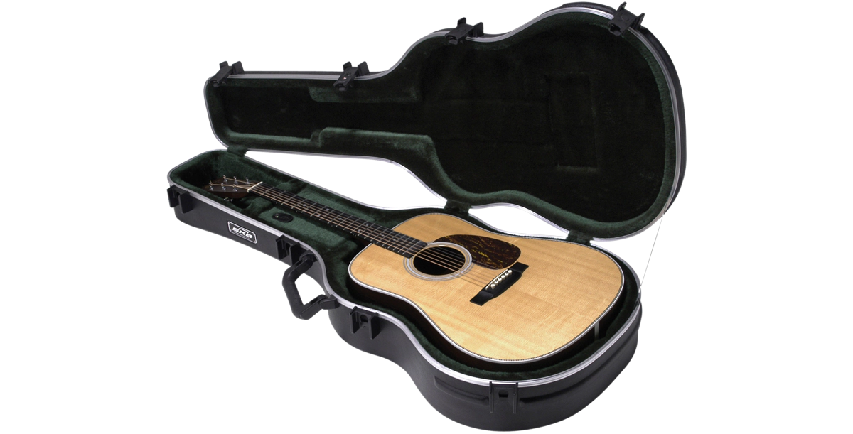 SKB Deluxe Acoustic Dreadnaught Case with TSA  latches