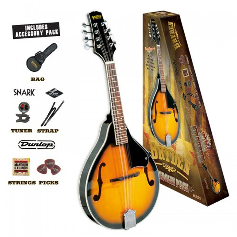 Bryden SMA1PK Arch Top Mandolin Pack