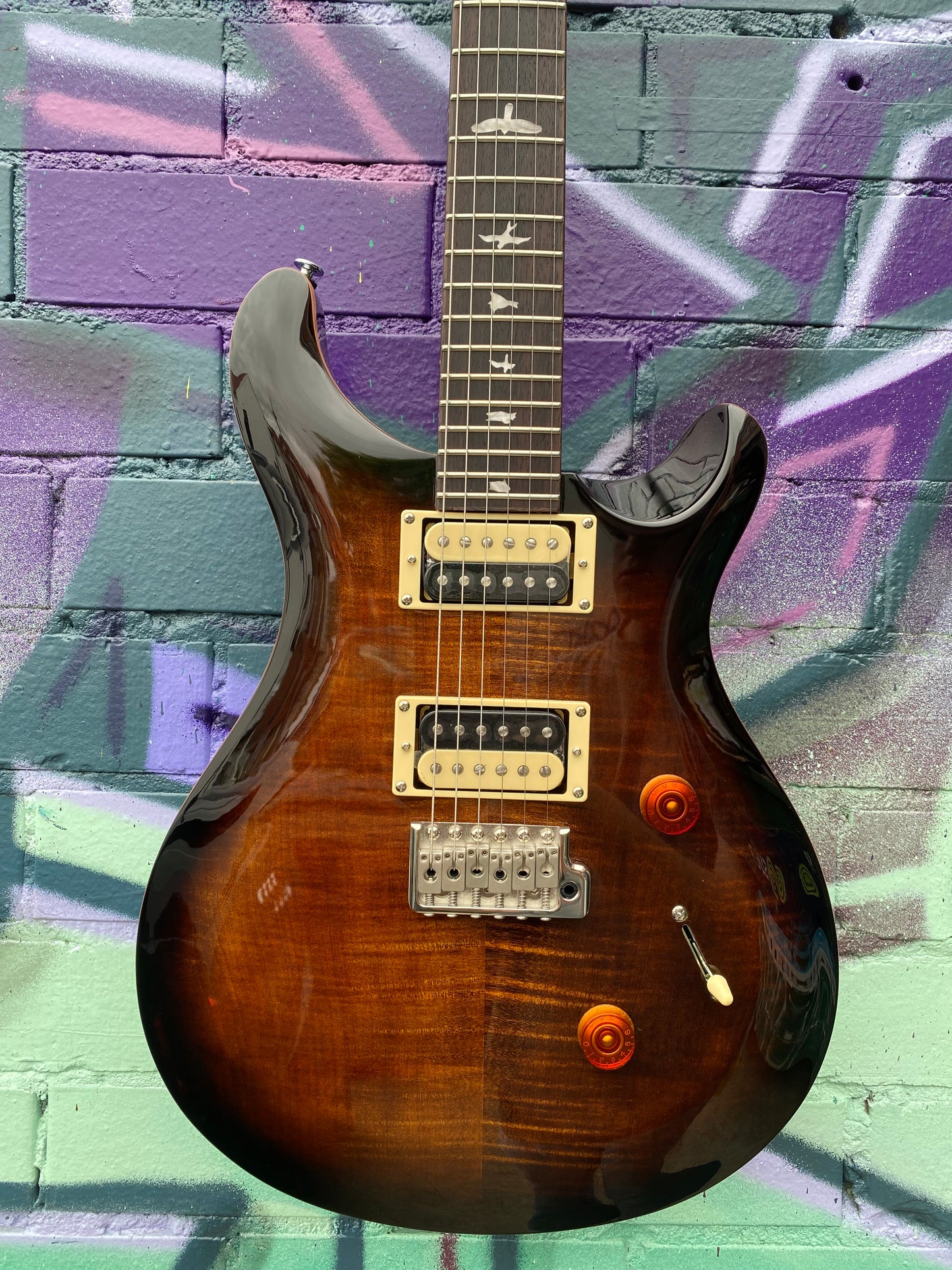 PRS SE Custom 24 - Black Gold Burst