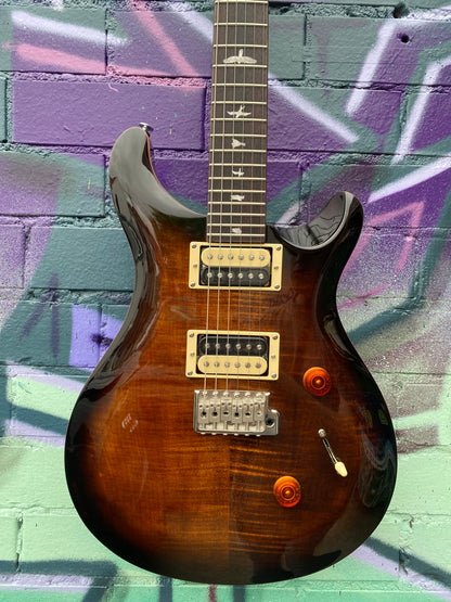 PRS SE Custom 24 Electric Guitar - Black Gold Burst