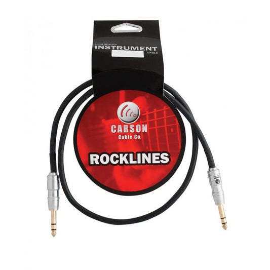 Carson ROK06ST Stereo ( TRS - TRS) 6 foot cable