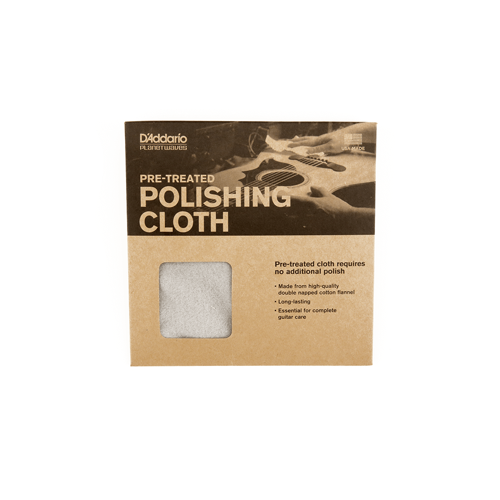 D'Addario Pre-Treated Polishing Cloth
