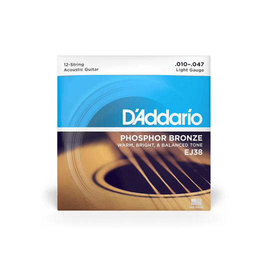 D'Addario EJ38 10-47 12-String Set