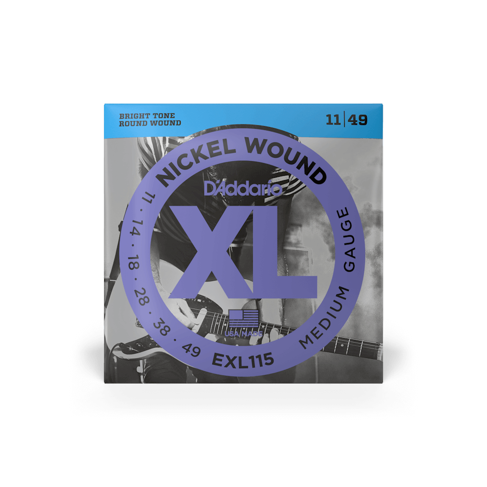 D'Addario EXL115 11-49 Nickel Wound