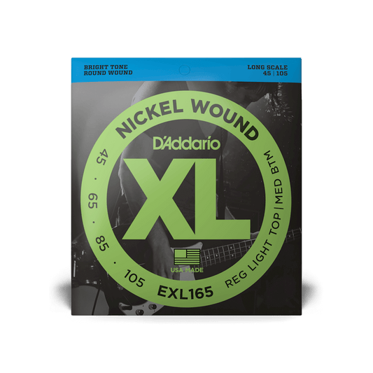 D'Addario EXL165 Nickel, 45-105, Long Scale Bass Strings