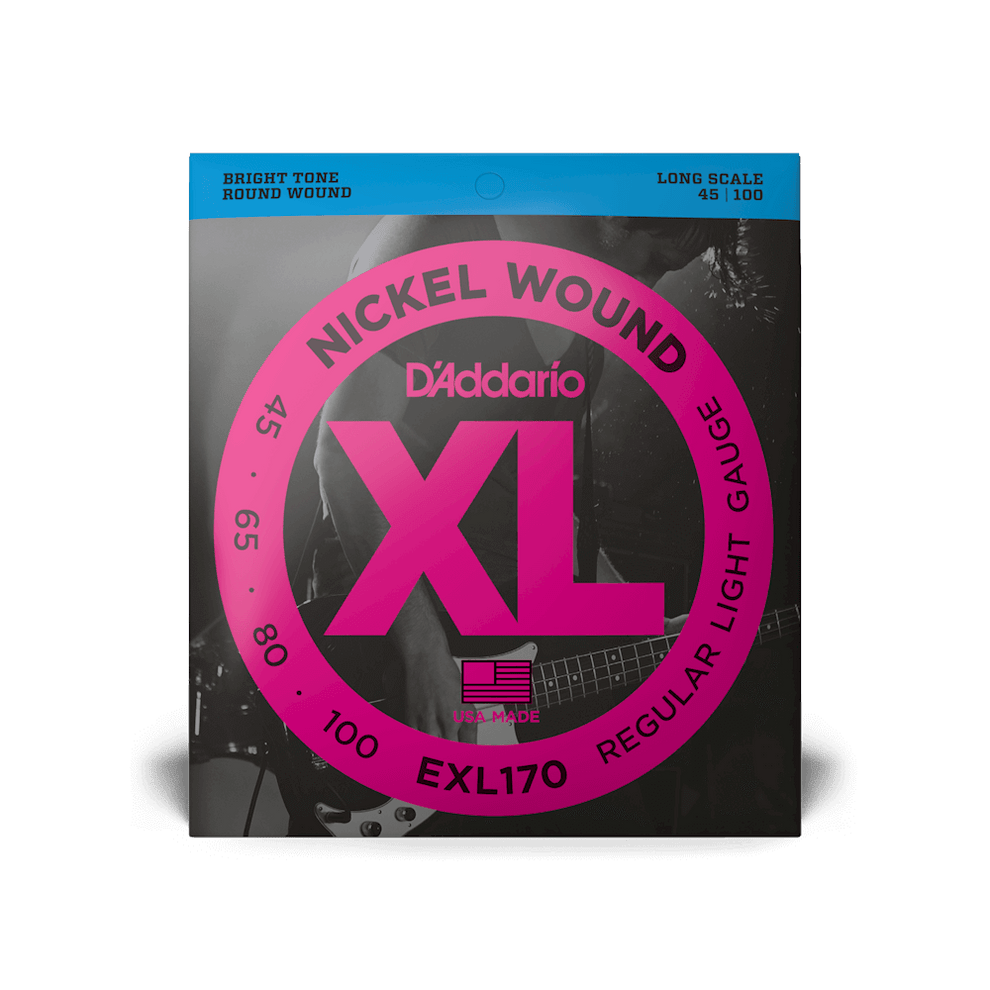 D'Addario EXL170 Nickel 45-100 Long Scale Bass Strings – Guitar Paradise