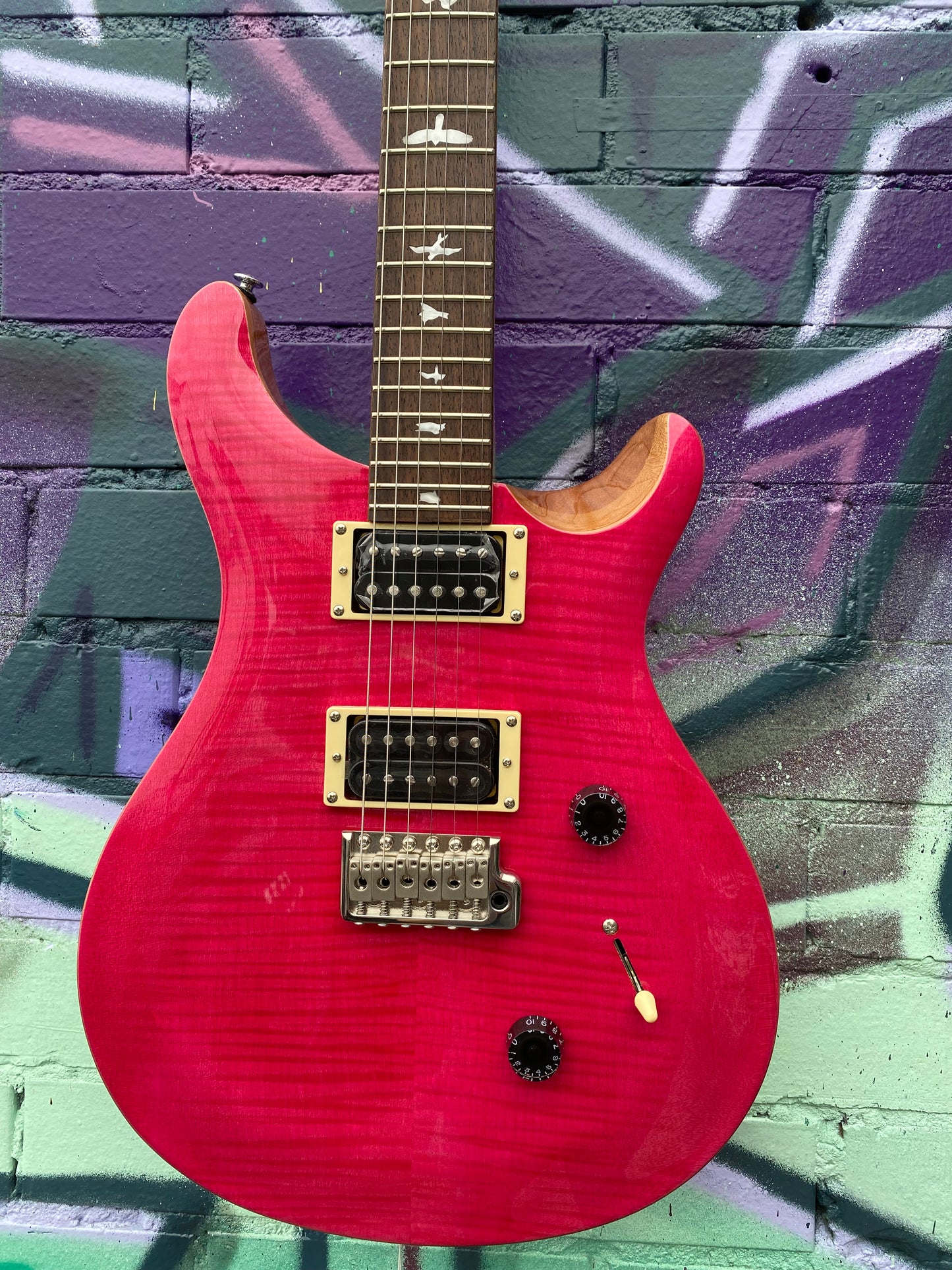 PRS SE Custom 24 Electric Guitar - Bonnie Pink